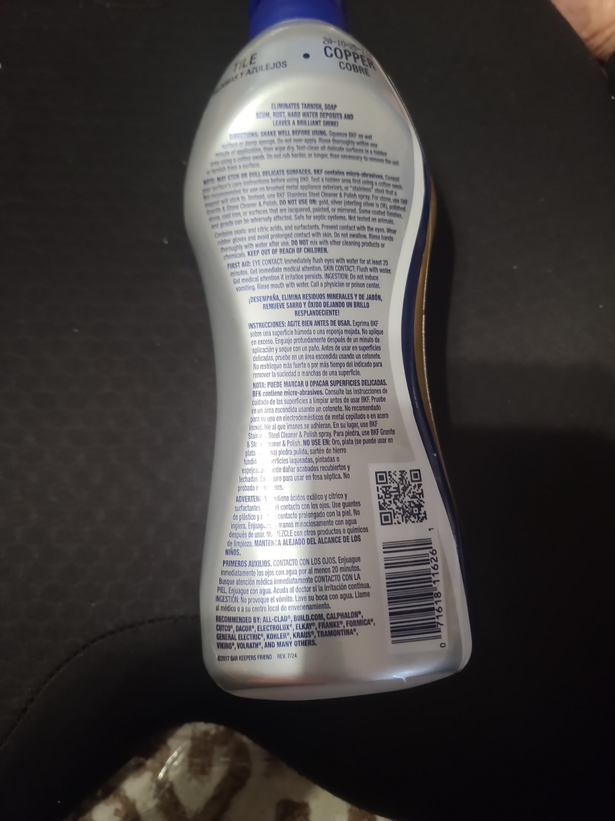 Bar Keepers Friend Soft Cleaner Premixed Formula, Citrus, 26 Ounce