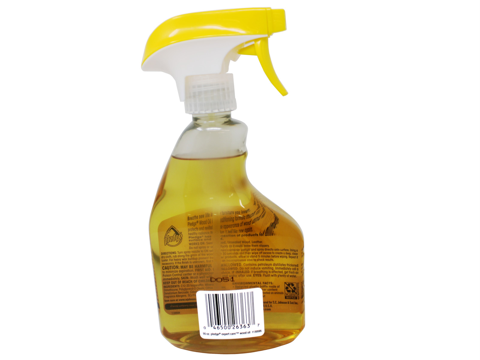 2 Pack Pledge Wood Oil Expert Care Spray Moisturizes with Orange Scent 16 oz