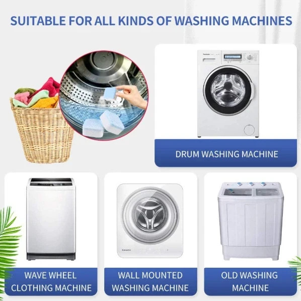 Splash Spotless Washing Machine Cleaner Deep Cleaning for HE Top Load Washers an