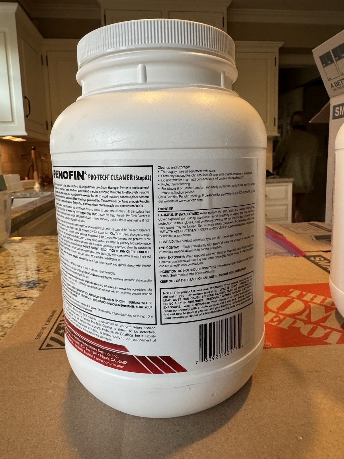 Penofin Pro-Tech Wood Cleaner – 8.5 lbs (Step 2 Concentrated Formula)