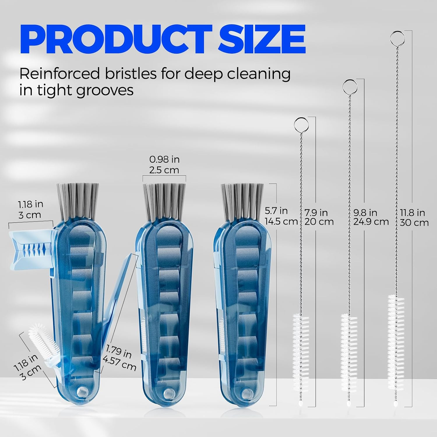 6 Pack Cup Lid Cleaning Brushes Straw Bottle Gap Crevice Kitchen Clean Set Home!