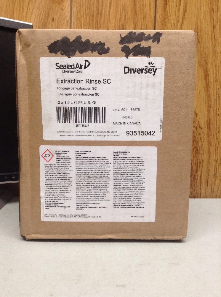 Diversey Extraction Rinse SC 93515042 PK2. 46E770