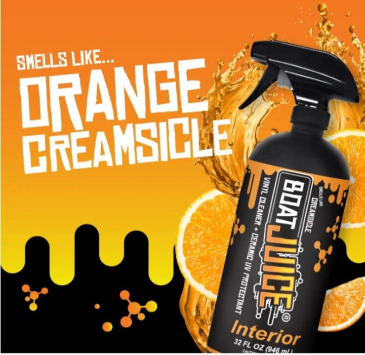 Boat Juice 2in1 Interior Boat Cleaner & Protectant Spray | Vinyl Boat Seat
