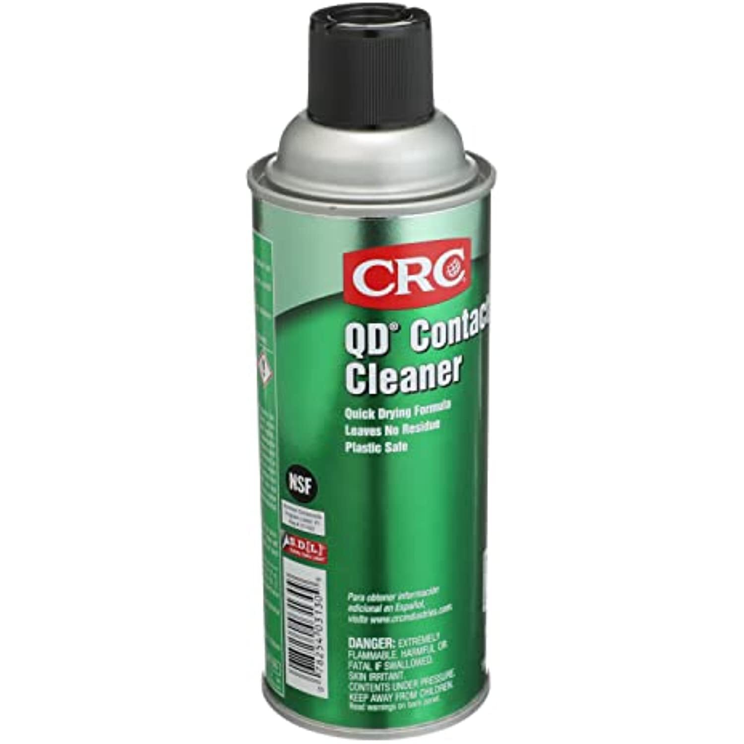CRC QD Contact Cleaner 03130 � 11 WT OZ, Plastic Safe Electronics Aerosol