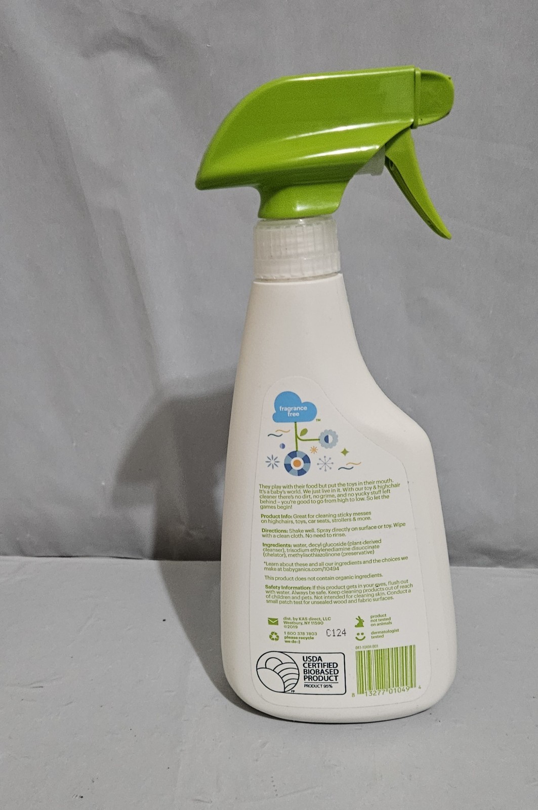 Plant Based Toy and High Chair Cleaner Non Toxic 17 Fl Oz