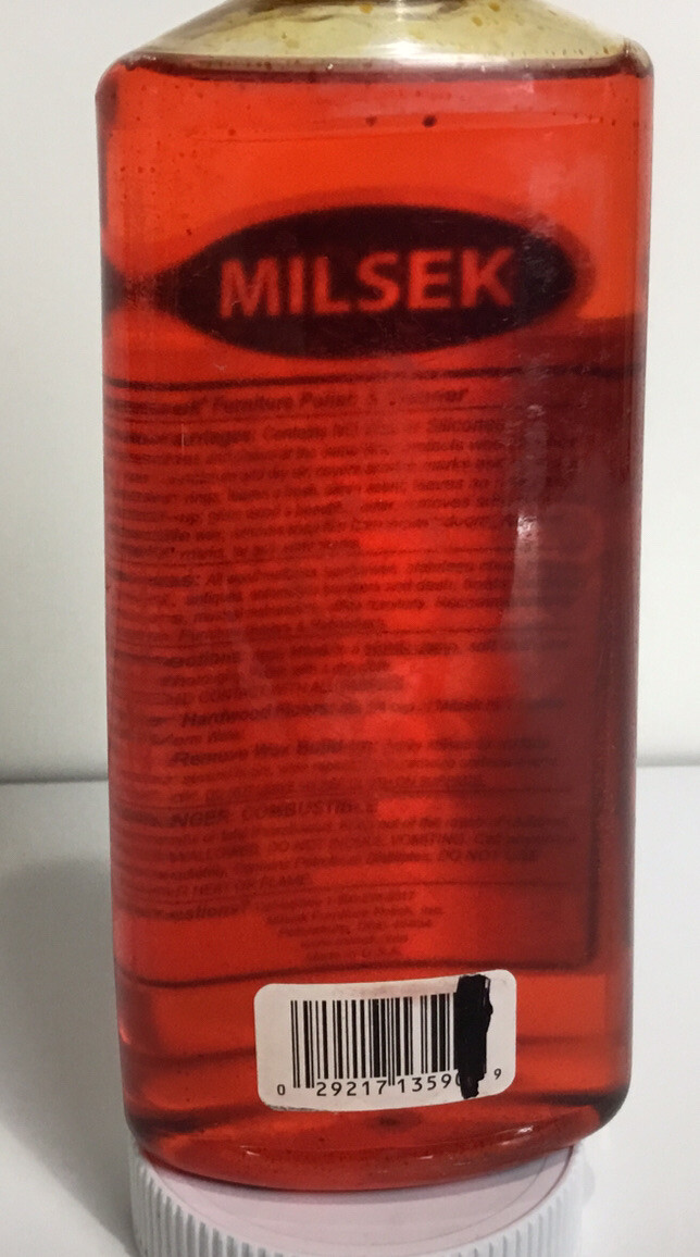 MILSEK CINNAMON – RASPBERRY SCENT HOLIDAY OIL FURNITURE POLISH &CLEANER USA MADE