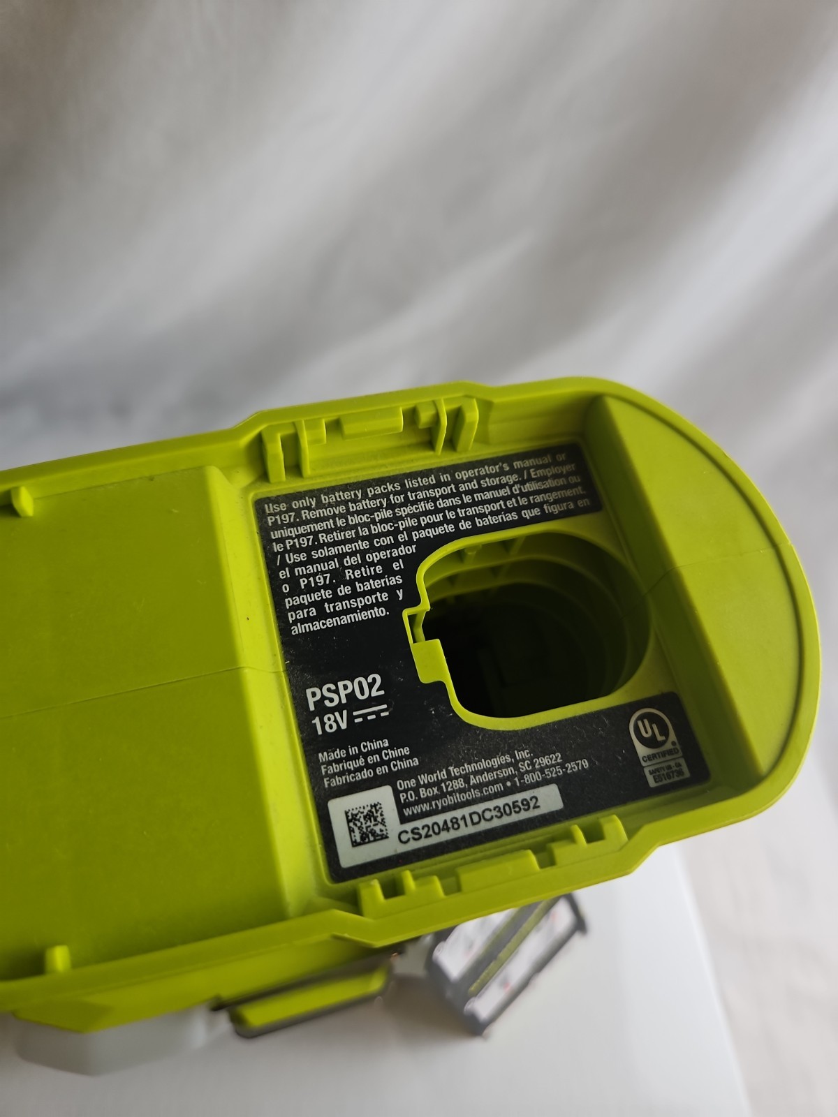 RYOBI ONE+ 18V Cordless Handheld Electrostatic Sprayer (Tool Only) #MP1