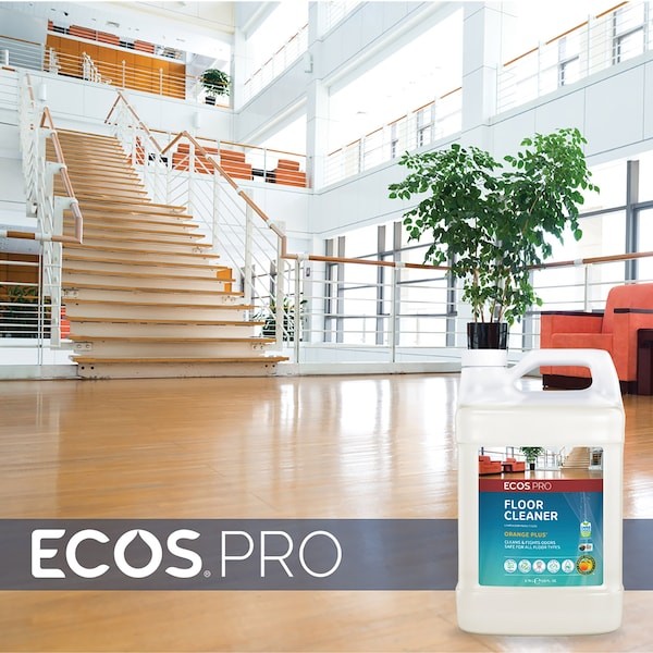 Ecos Pro Pl9295/04 Floor Cleaner,Orange,Liquid,Pk4