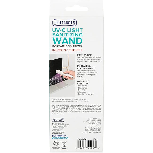 DR Talbots Sanitizing Wand Portable Sanitizer NEW NIB