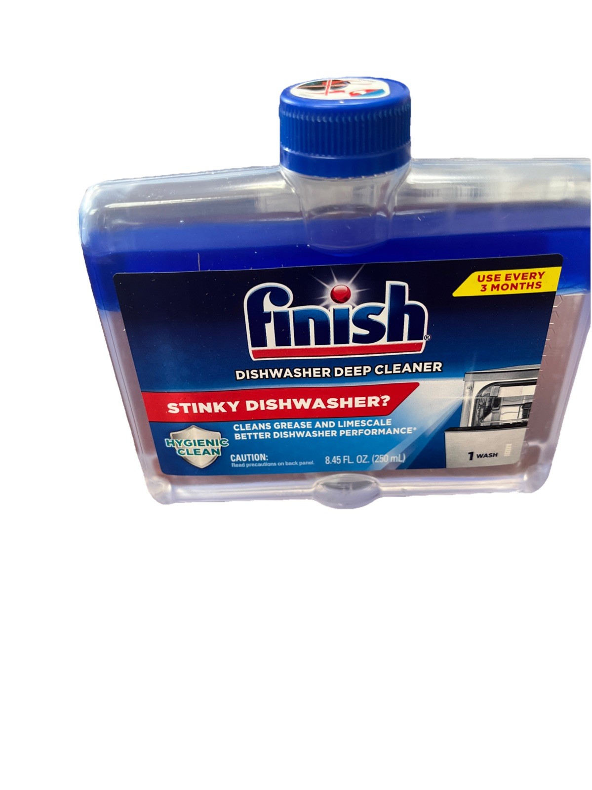 Finish Dual Action Dishwasher Cleaner Fight Grease Limescale Fresh 8.45oz 2pk
