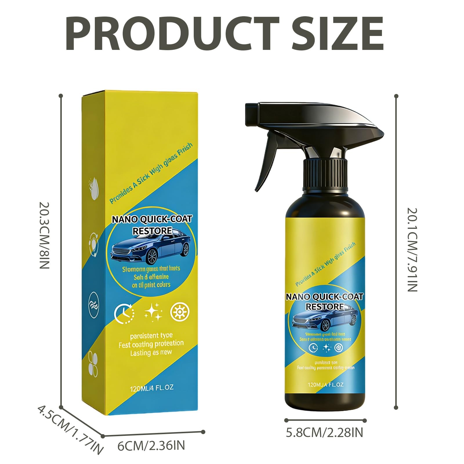 “Advanced Nano Coating Spray for Cars Dust Proof, LongLasting Gloss”
