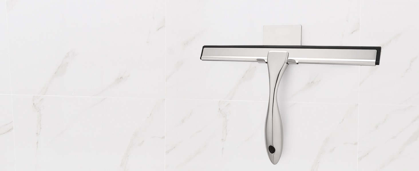 Hiware All-Purpose Shower Squeegee for Shower Doors, Bathroom, Window and Car