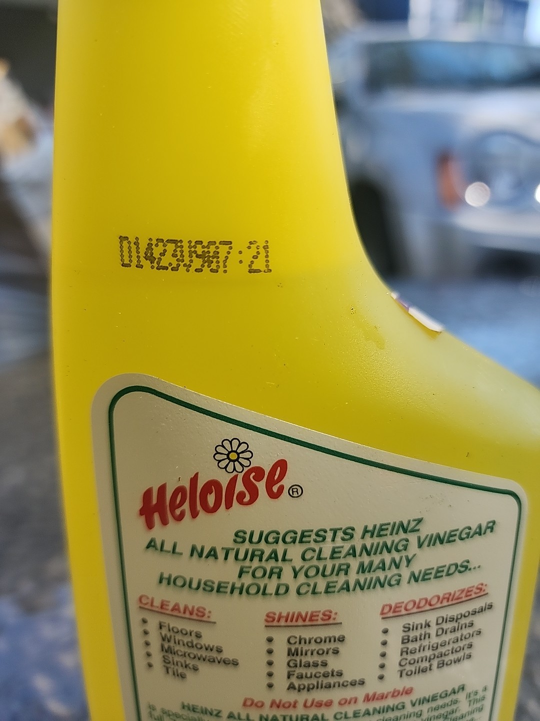 Vintage Heinz All Natural Cleaning Vinegar Spray Discontinued Partial Bottle