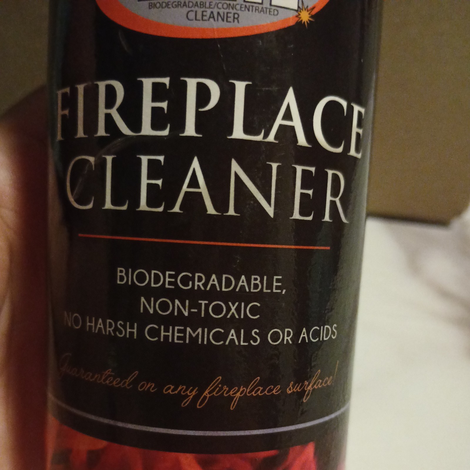 Quick n Brite Fireplace Cleaner 16oz NON TOXIC BIODEGRADABLE NO HARSH CHEMICALS