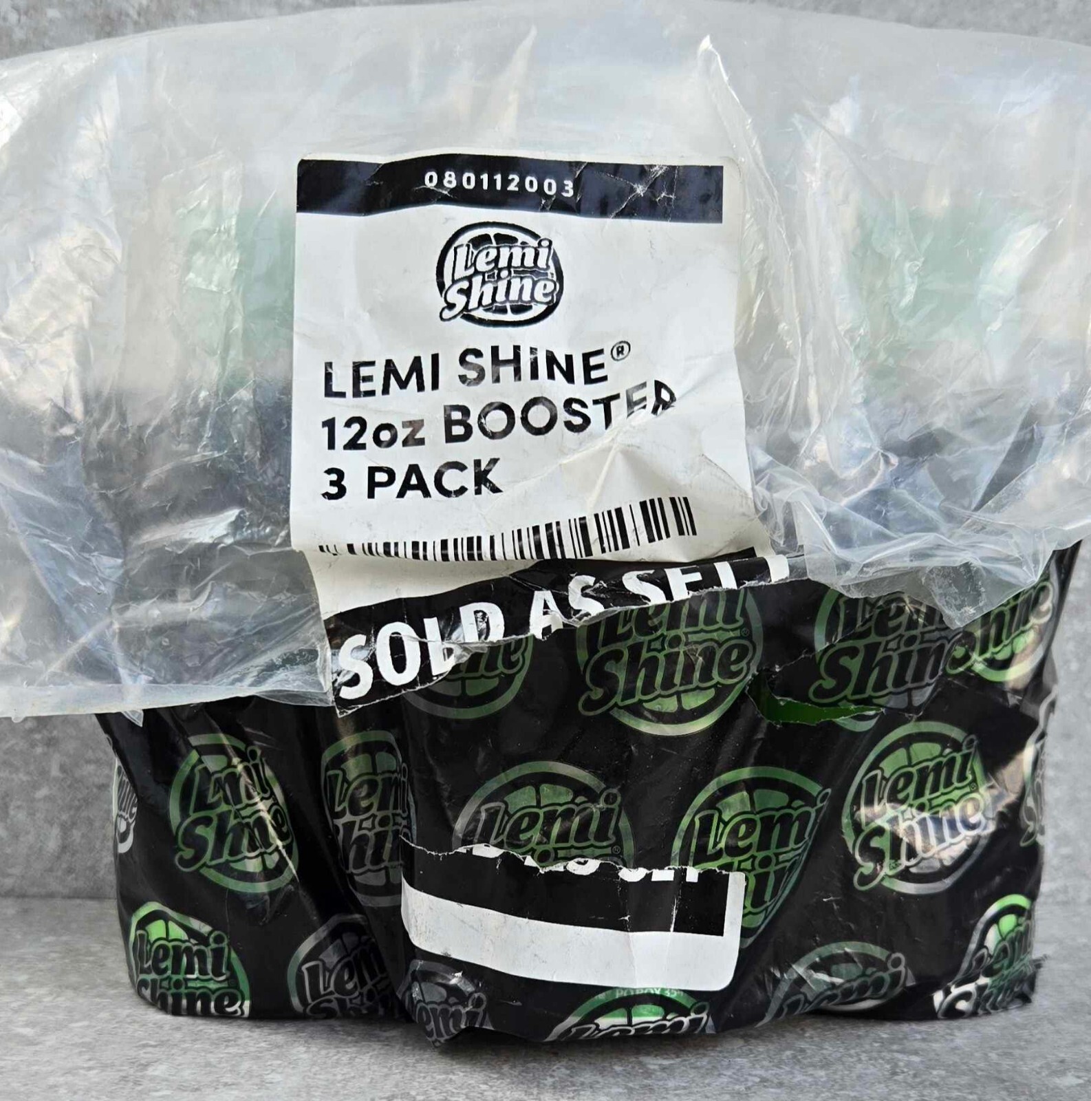SEALED Lemi Shine Dish Detergent Booster 12 Oz Each lot of 3 FREE US SHIPPING
