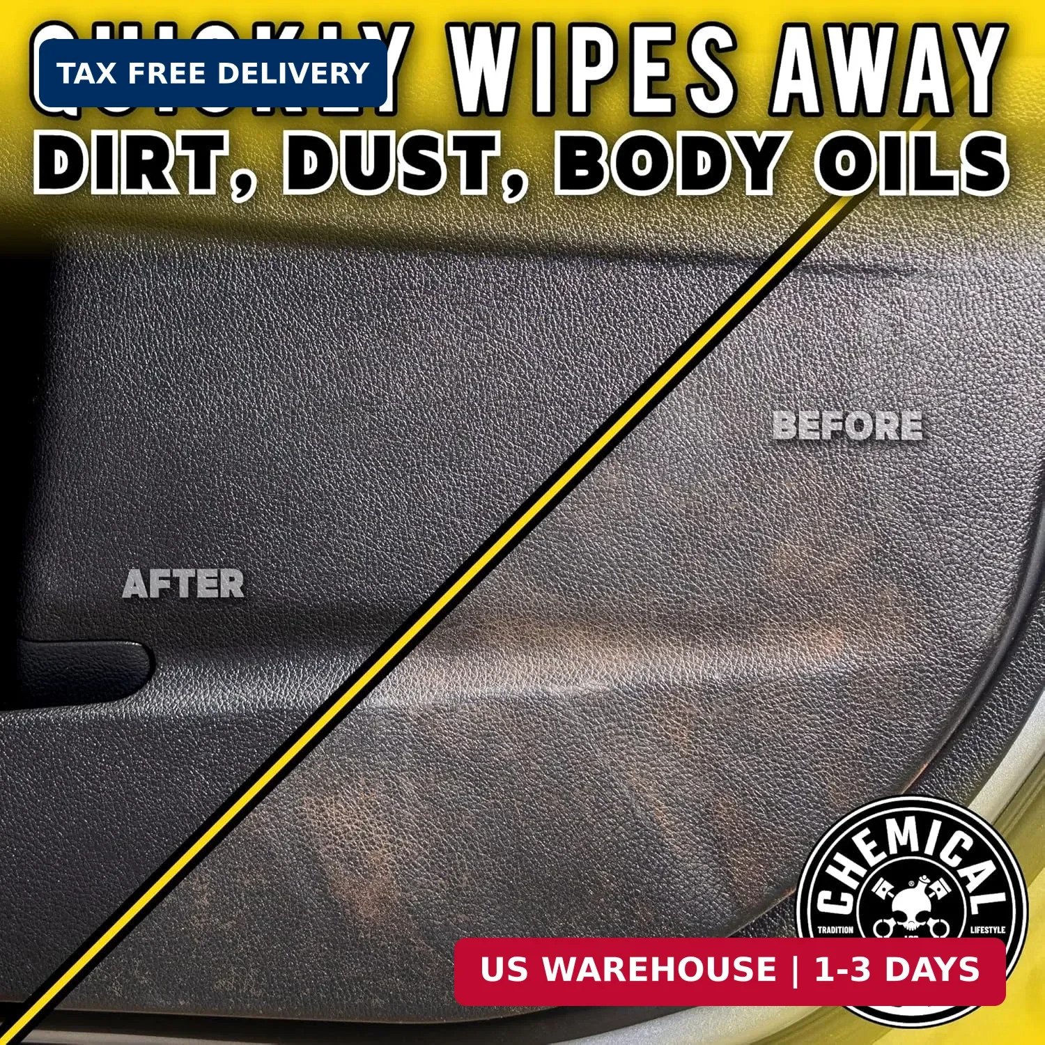 Chemical Guys InnerClean Interior Quick Detailer Cleaner and Protectant for Dash