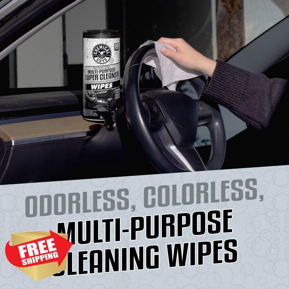 Chemical Guys Nonsense All Purpose Cleaner Wipes 30 Count