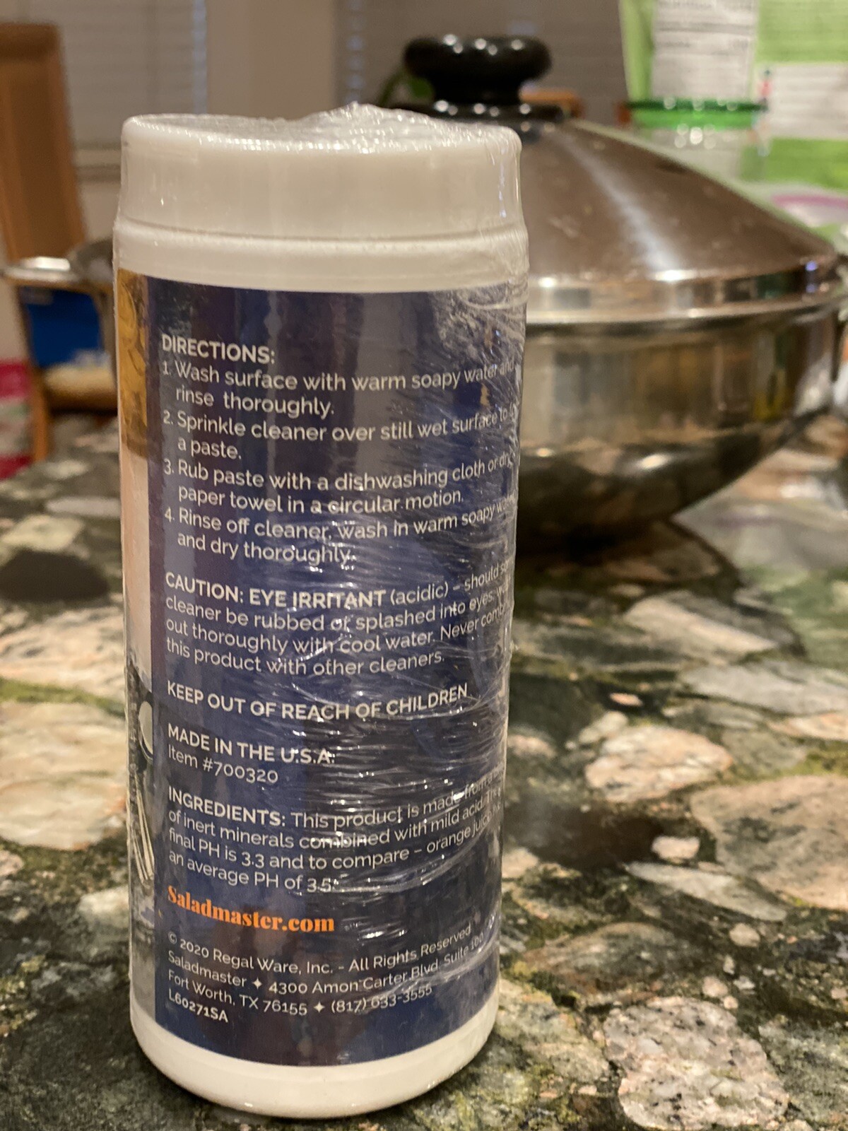 Saladmaster Surface Master Stainless Steel Cleaner X1