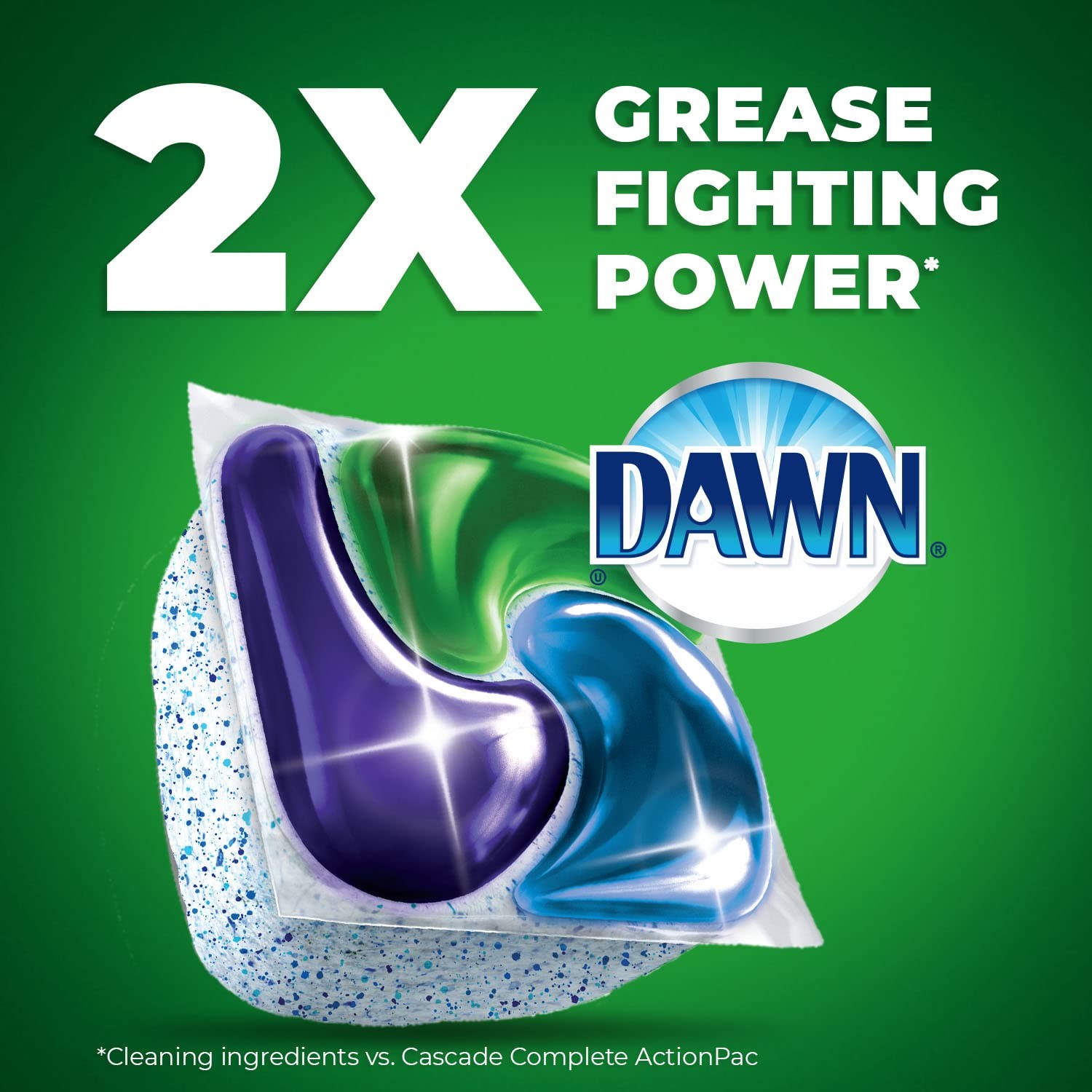 17 Count Dishwasher Detergent Pack Cleaning Agent 4.65 lbs Effective Formula