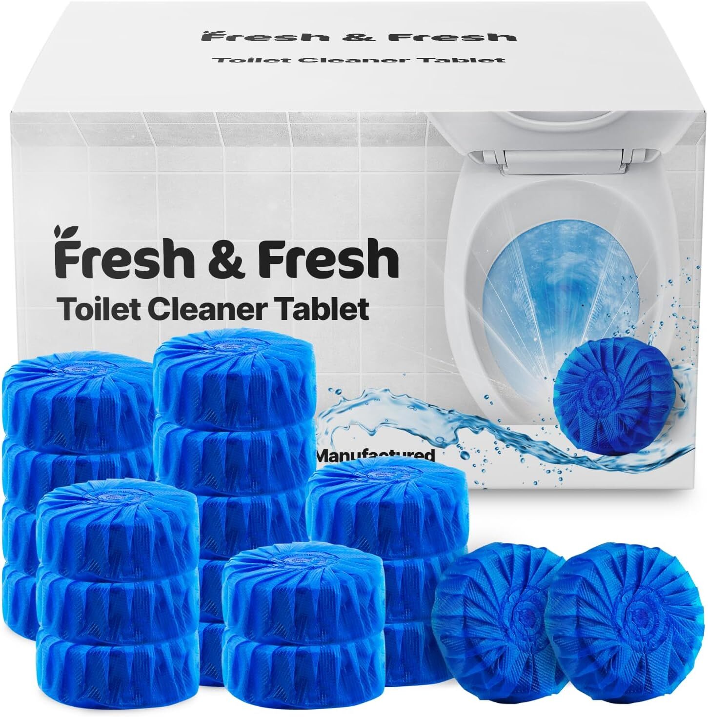 Disposable Toilet Bowl Cleaners(20-299 Tablets) Odor Eliminator, Fresh Scent