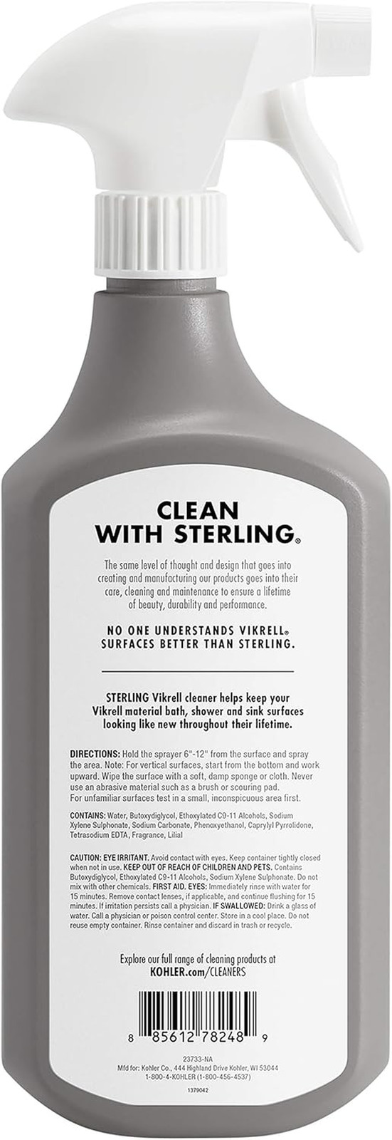 K-EC23733-NA Sterling Vikrell Cleaner, 28 Fl Oz