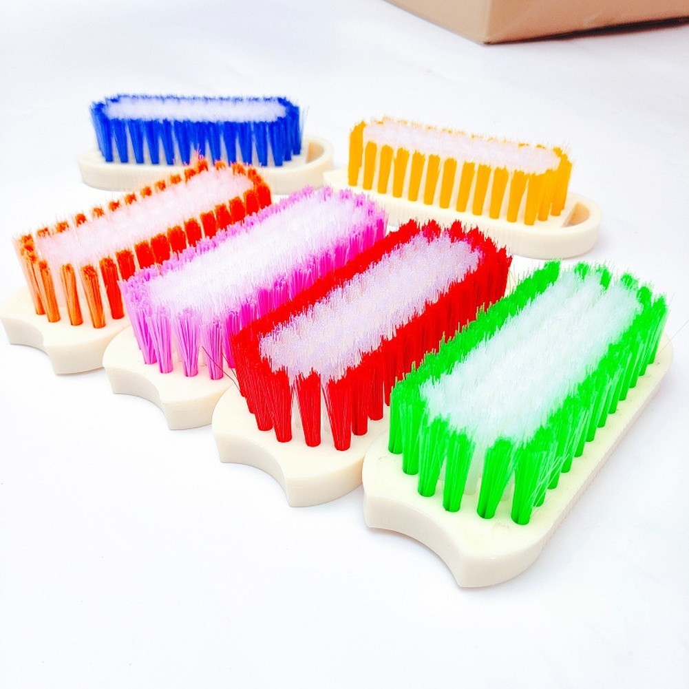 Multipurpose Plastic Brush for Shoes Laundry Cups Crevices Stiff Bristles