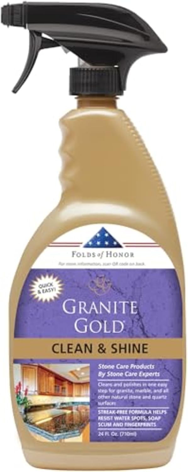 24 Fl Oz Streak-Free Cleaner & Polish for Natural Stone & Quartz Surfaces