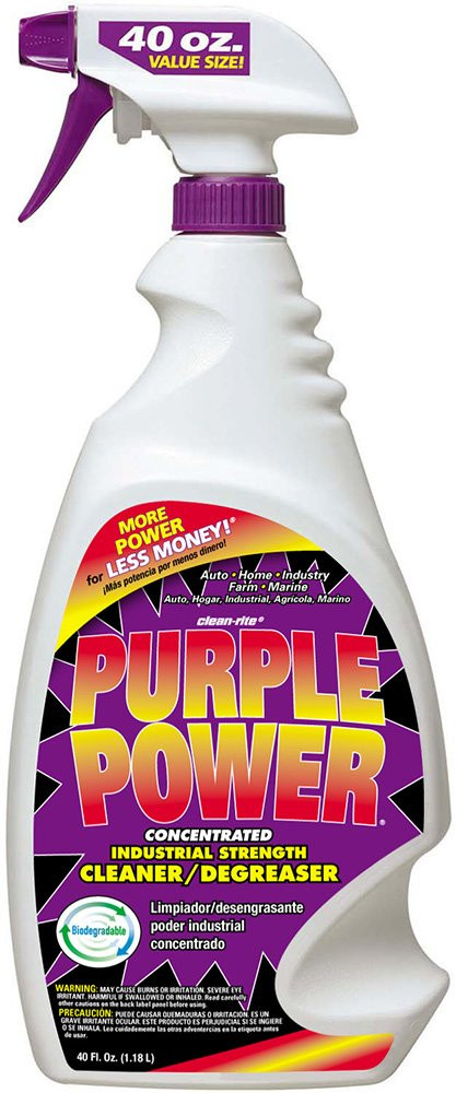 Purple Power Industrial Cleaner Degreaser 40 Oz Concentrated Formula Non Toxic