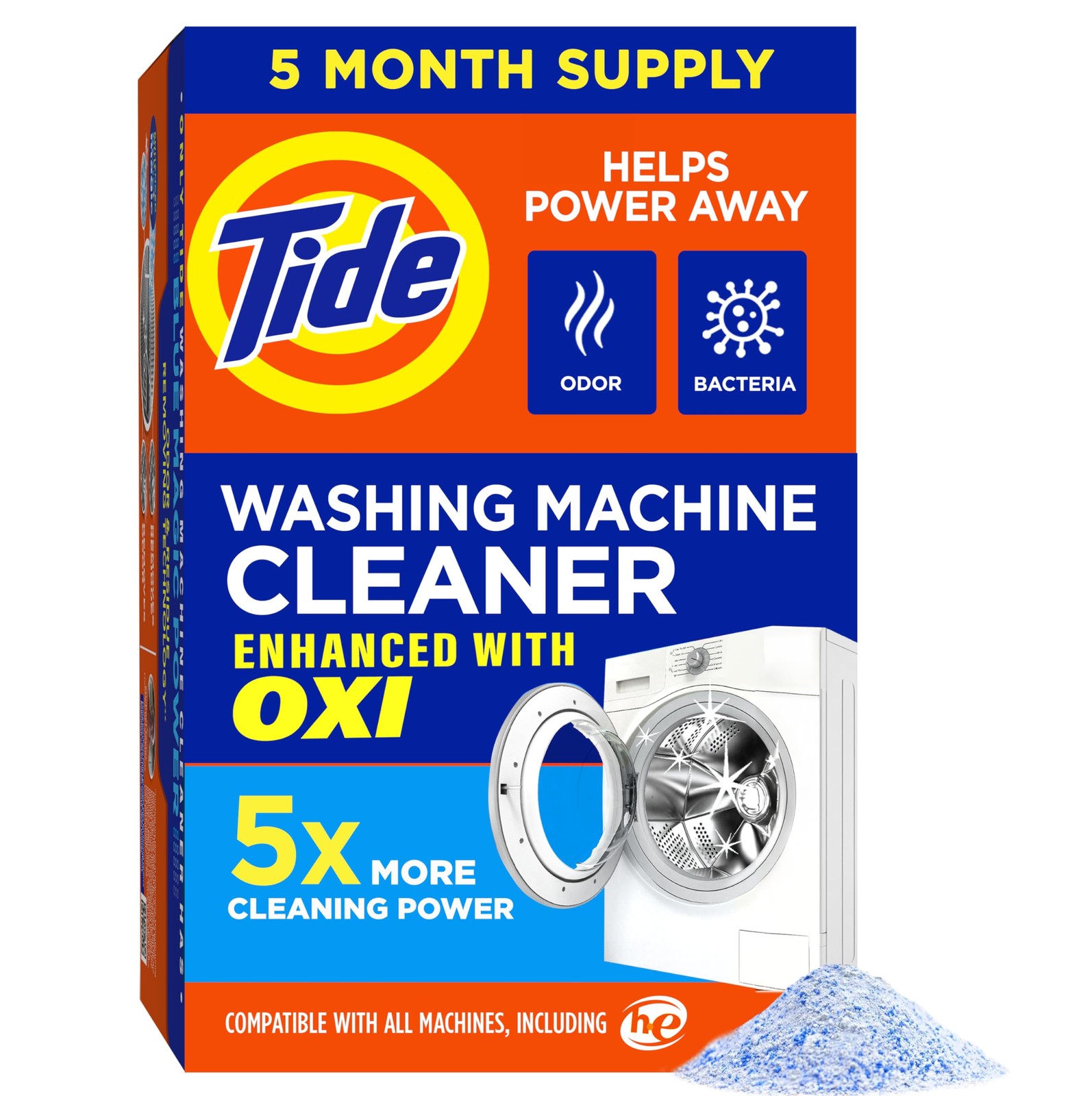 Washing Machine Cleaner by , Washer Machine Cleaner with Oxi for Front and To…