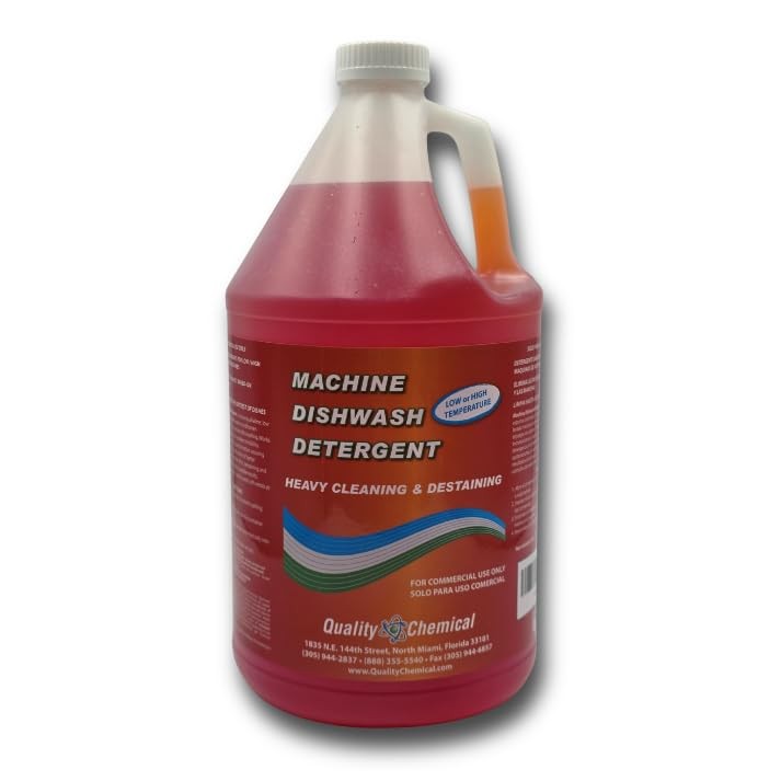 Heavy Duty Liquid Alkaline Commercial Dishwasher Detergent – Industrial-Grade…