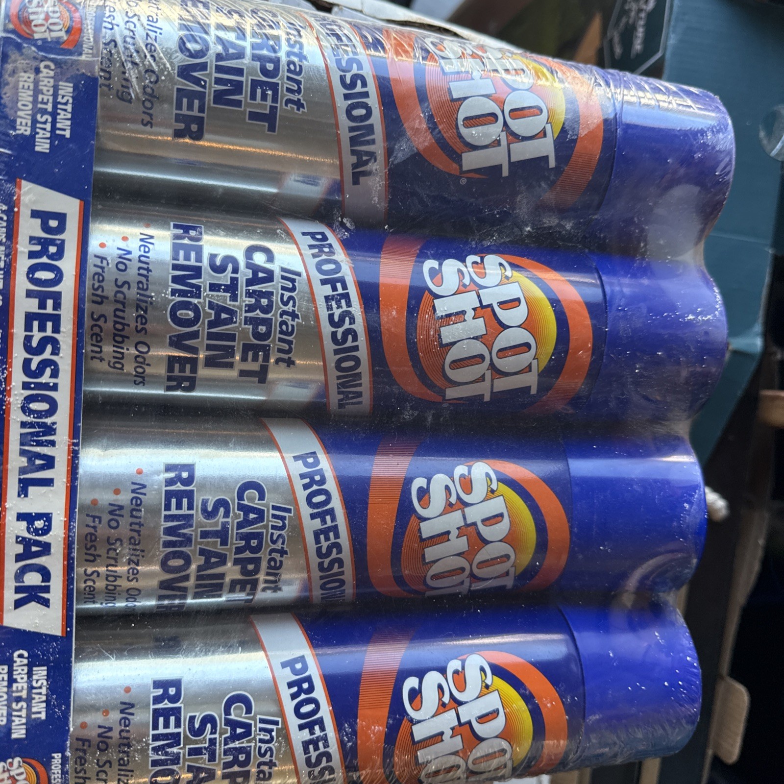 Spot Shot Carpet Stain Remover Professional 18oz 4 Pack
