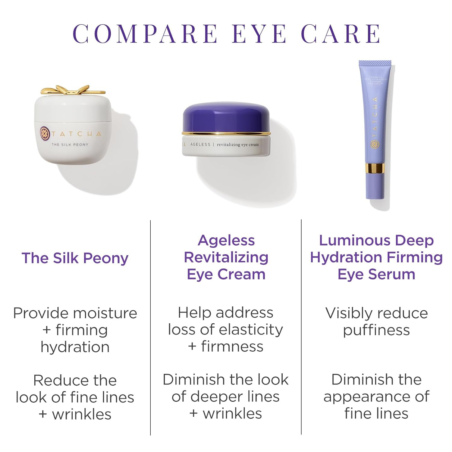 TATCHA The Silk Peony Melting Under Eye Cream | Hydration with Line-Smoothing Ey