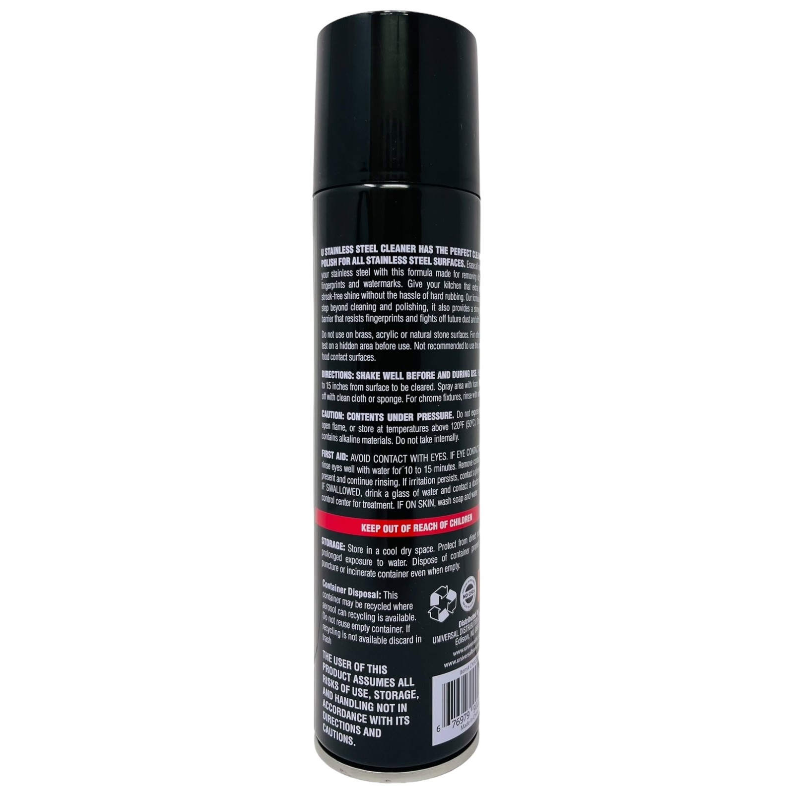 Stainless Steel Cleaner & Polish – Streak Free Shine!, 10oz. (Pack of 2)
