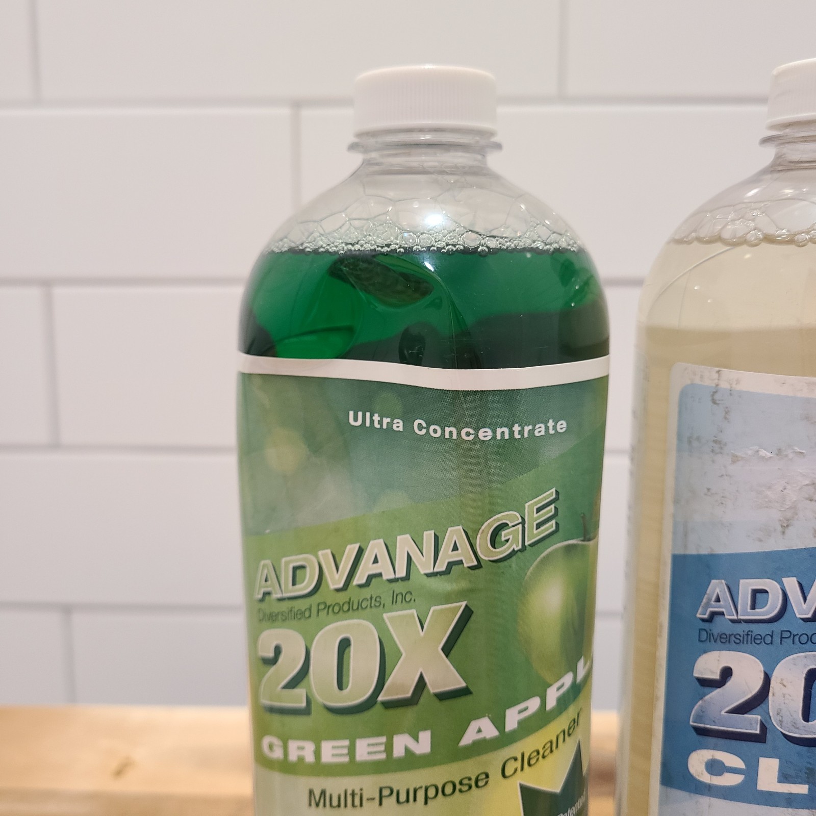 ADVANAGE 20X Multi-Purpose Cleaner Clear & Green Apple 2 Pack Concentrate NEW