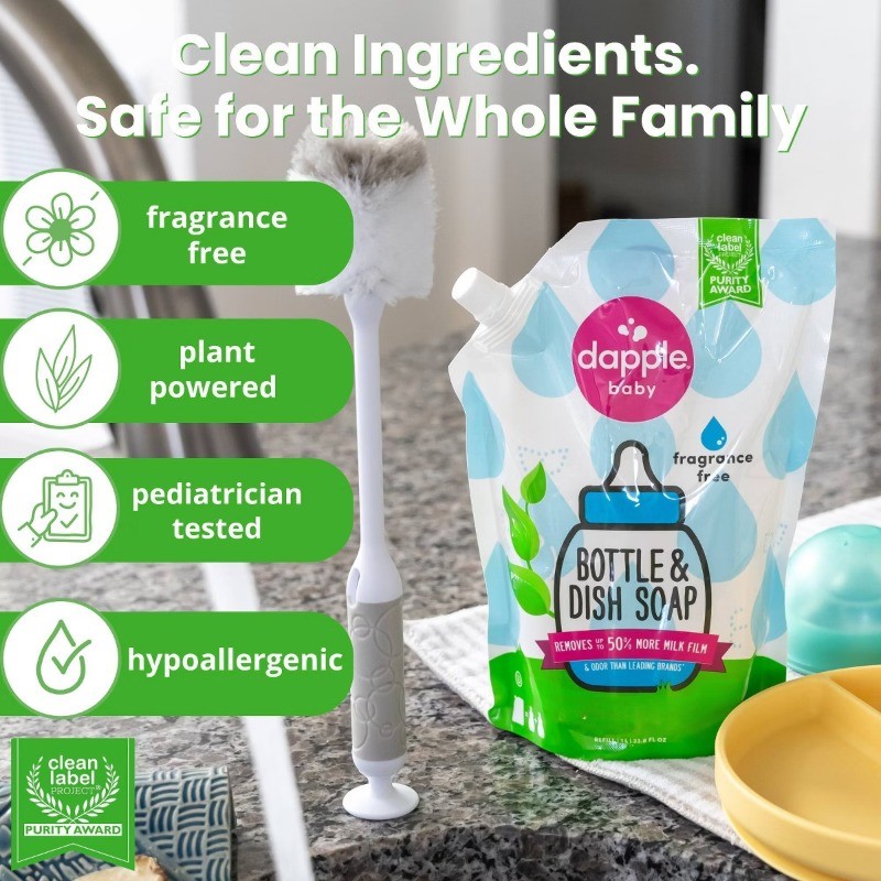 Bottle And Dish Liquid Soap Refill – Fragrance Free – 34 fl oz