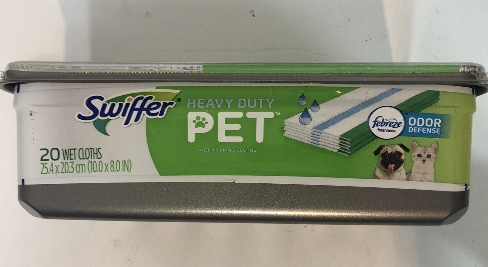 Swiffer HEAVY DUTY PET Wet Mopping Cloth Pad Refills ~Febreze Fresh Odor Defense