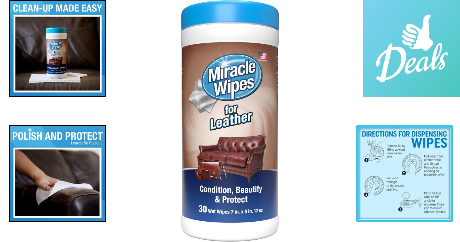 Multipurpose Leather Care Wipes – Clean, Condition & Protect Your Leather Goods