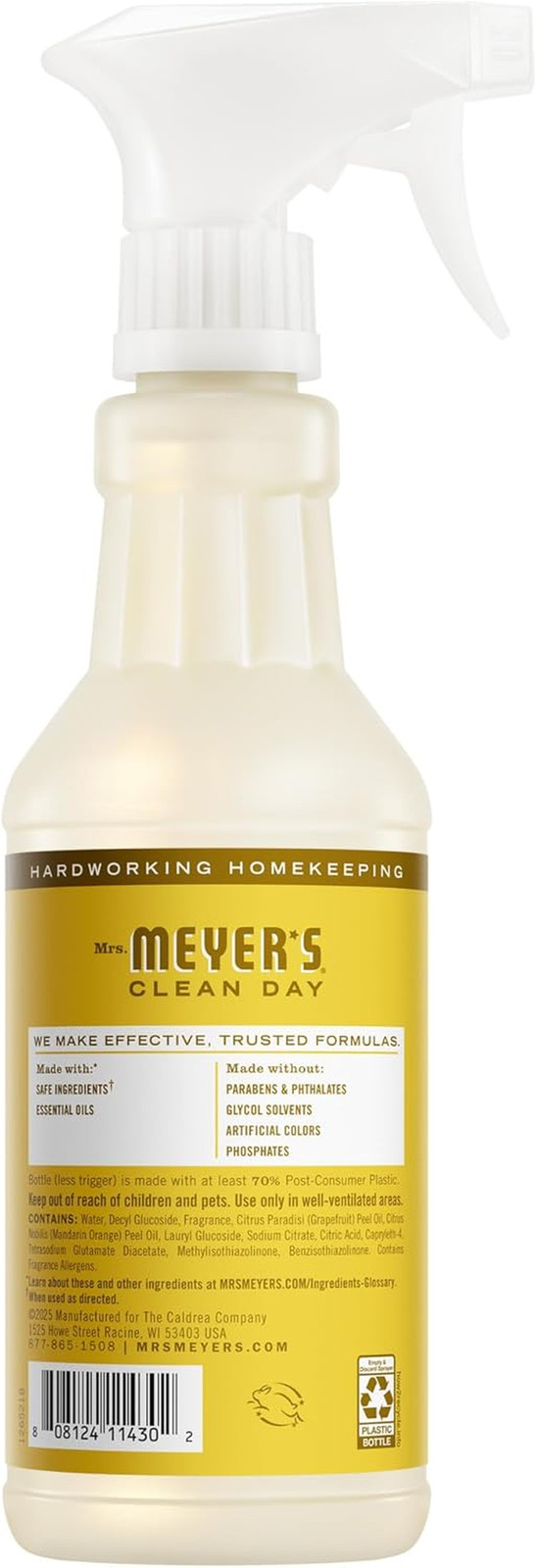 Mrs. MEYER’S Kitchen Set, Dish Soap, Hand Soap, and Multi-Surface Cleaner, 3 CT