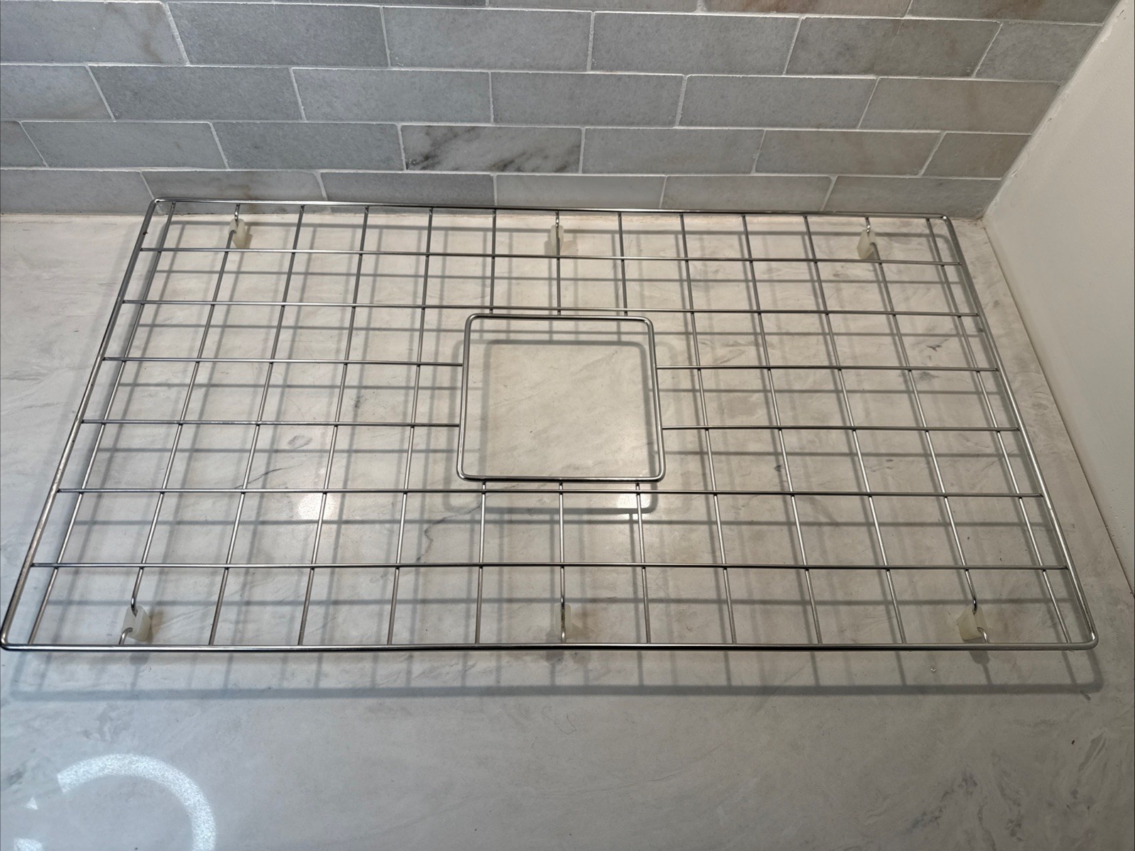 Farmhouse Sink Stainless Steel Kitchen Sink Bottom Grid 27.5” x 15.25”