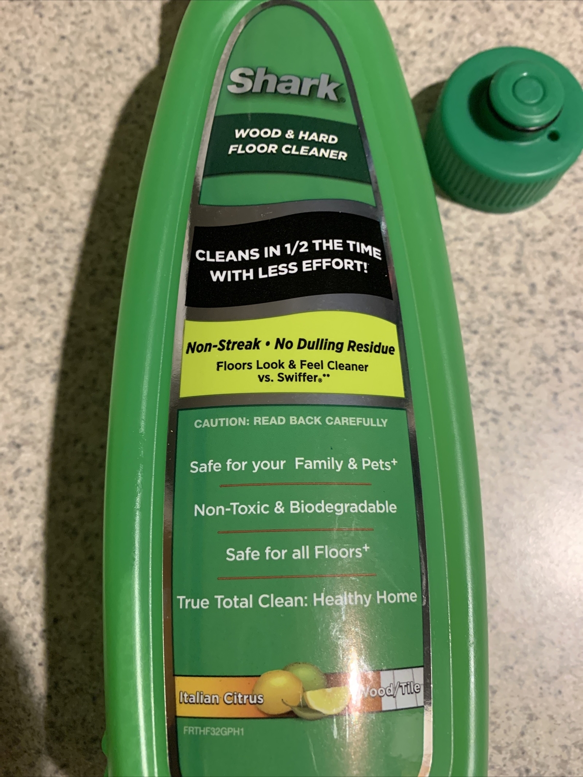 Shark Wood & Hard Floor Cleaner ITALIAN CITRUS 32 Oz HARD TO FIND