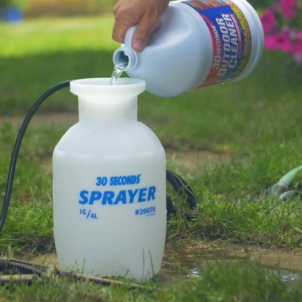 30 Seconds Outdoor Concentrate Algae Mold and Mildew Cleaner (1 Gallon) – 2 Pack