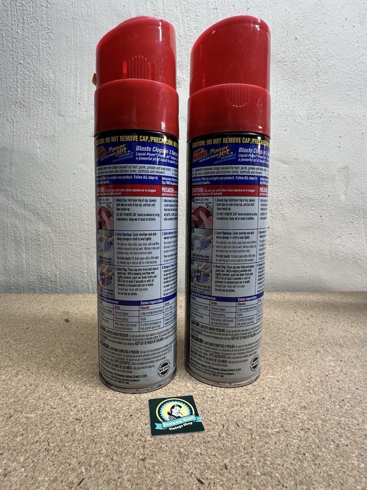2x Liquid Plumr – Power Jet 13.5oz Unclogs Clogs In Seconds