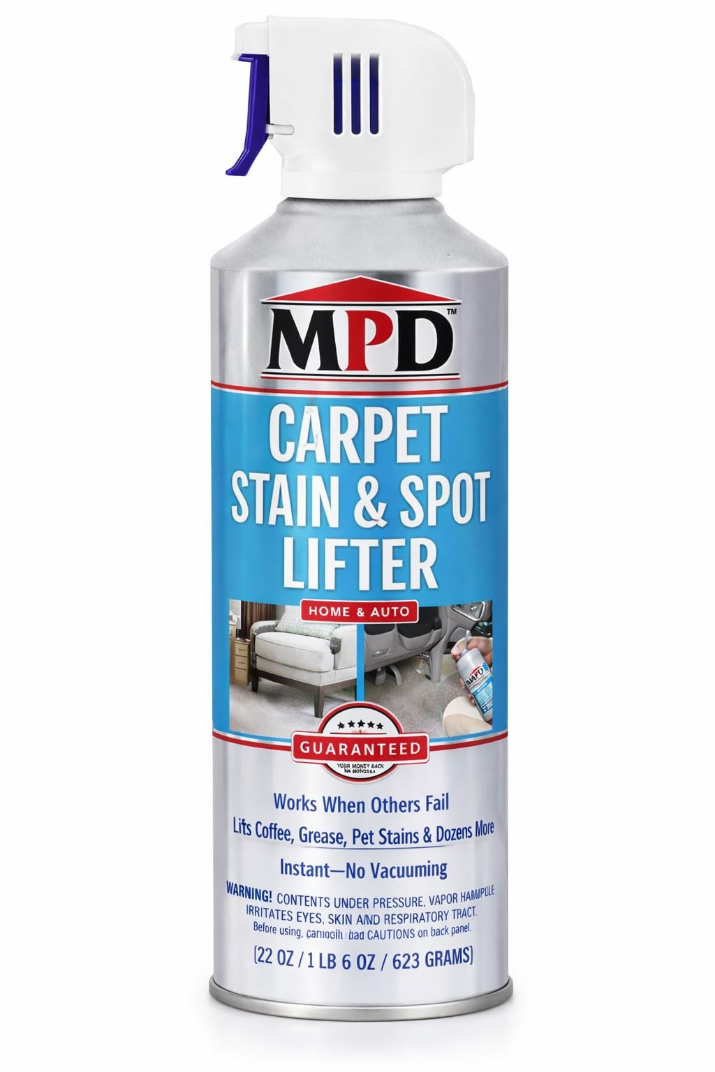 PRO Professional Carpet & Upholstery Stain Remover – Fast-Acting Spot Cleaner…