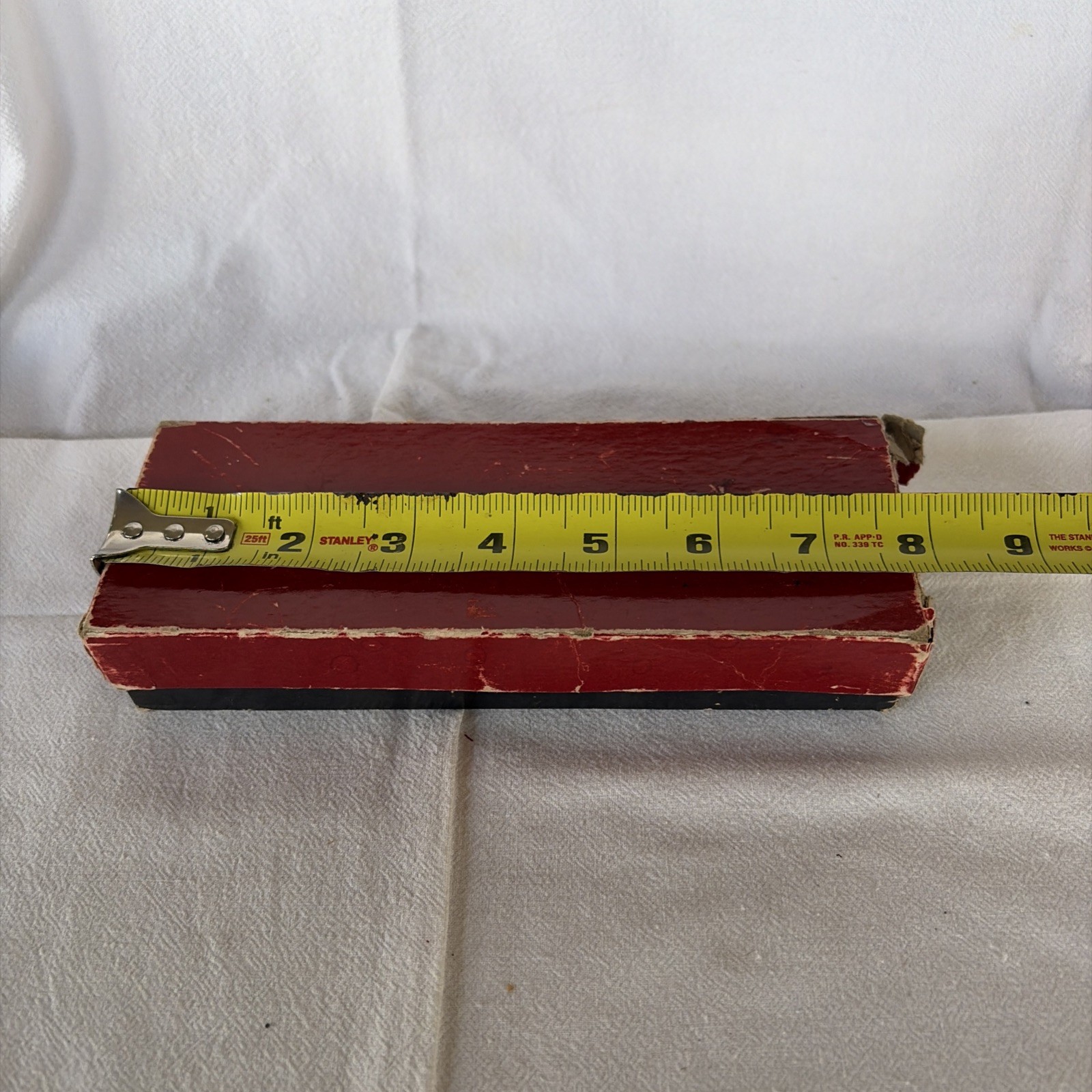 1950s STANLEY MAGNETIC CLEANER Red Black Bakelite Brush Original Box & Papers