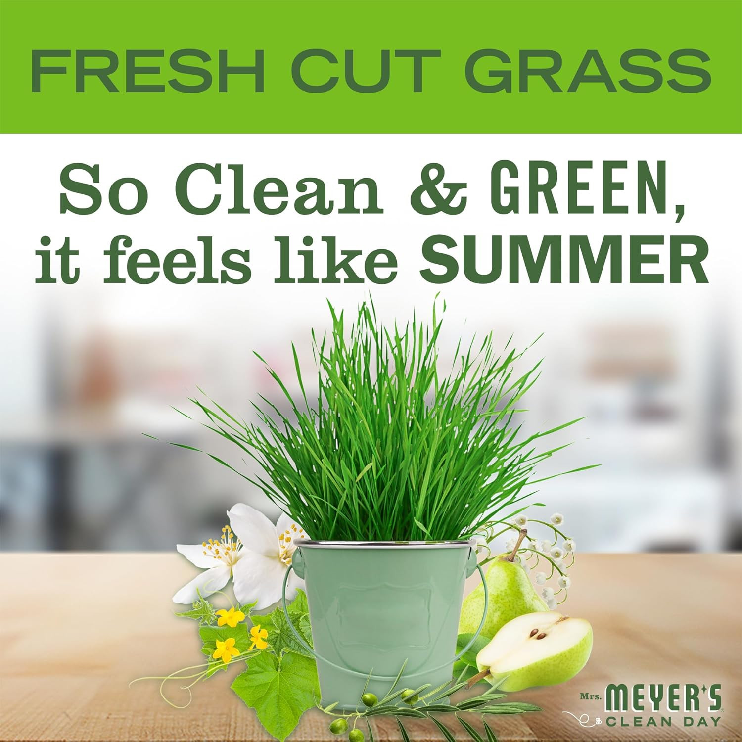Mrs. Meyer’s Clean Day Multi-Surface Everyday Cleaner, Fresh Cut Grass Scent