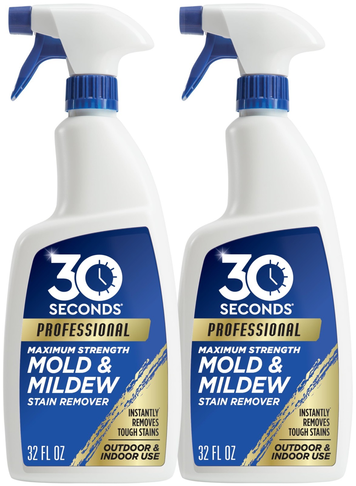 Mold & Mildew Stain Remover Spray | Scrub-Free, Instant Results | 32 Fl Oz (2 Pa