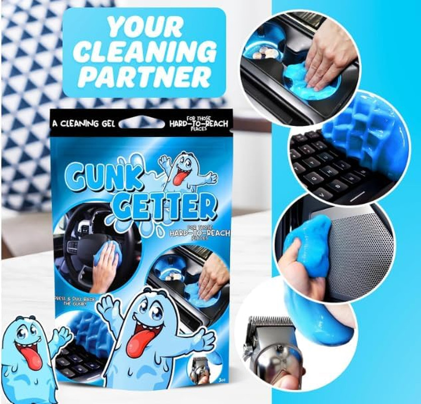 Cleaning Gel for Those Hard to Reach Places, Automotive Cup Holder Electronic Ke