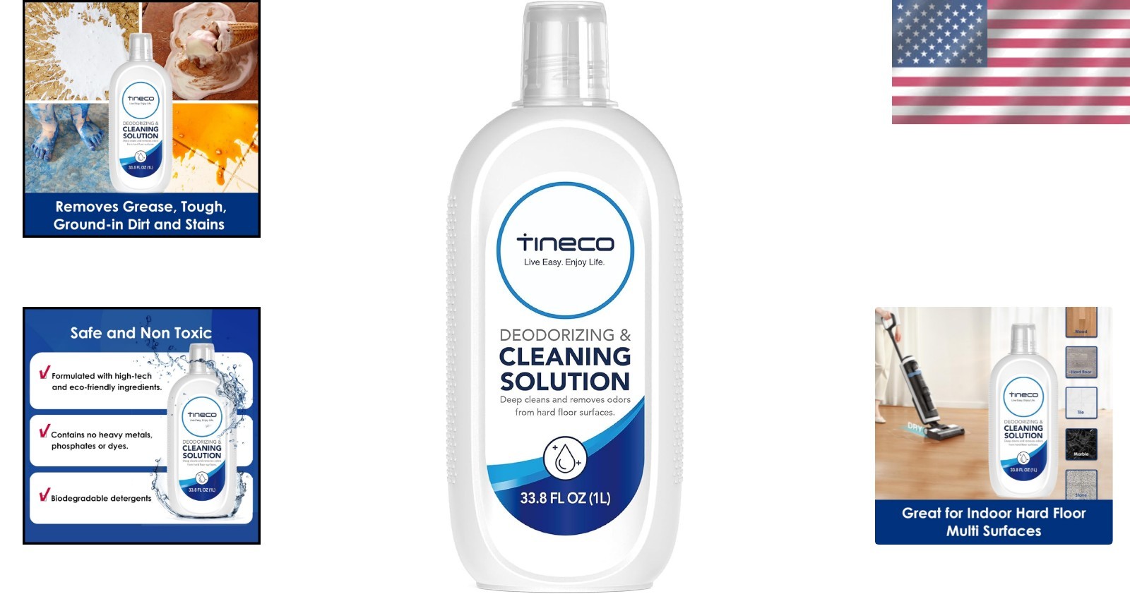 Eco-Friendly Concentrated Floor Cleaner 1L for iFLOOR & FLOOR ONE Series