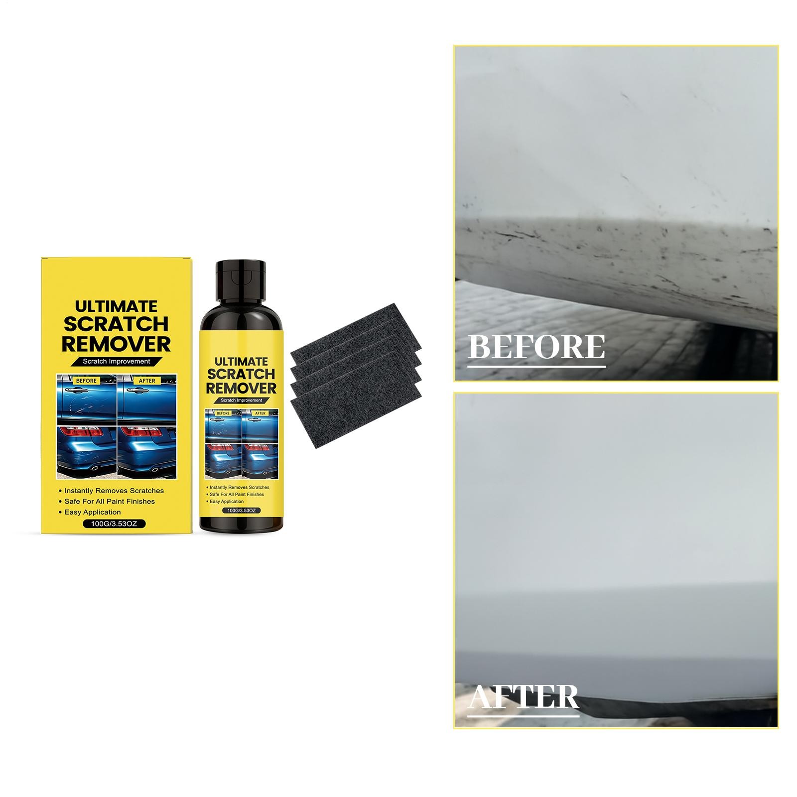 1 Set 100g Car Scratch Remover Paste, Universal Paint Polishing for All Colors