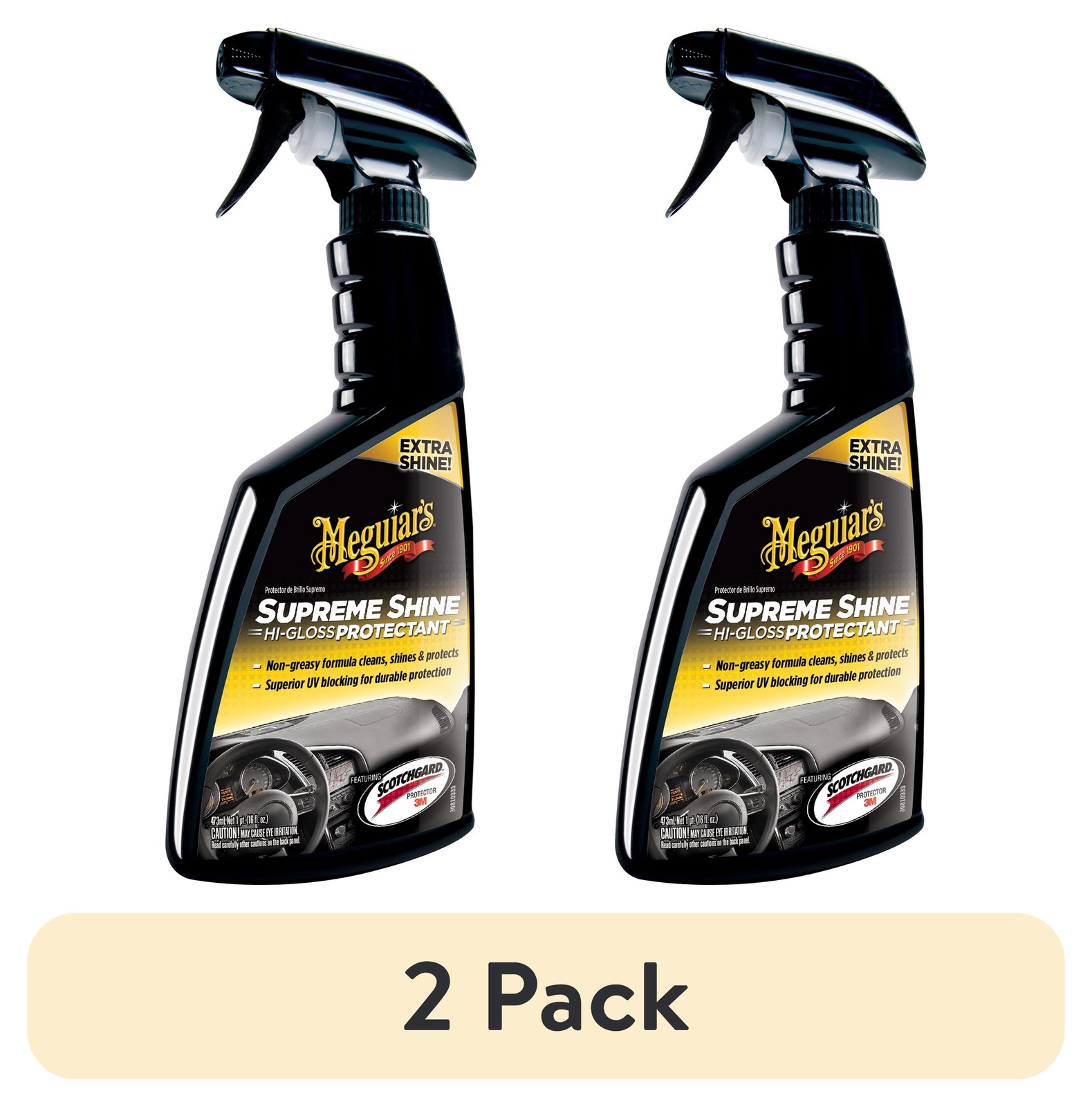 (2 pack) Meguiar’s Shine Protectant, G4016, 16 Oz